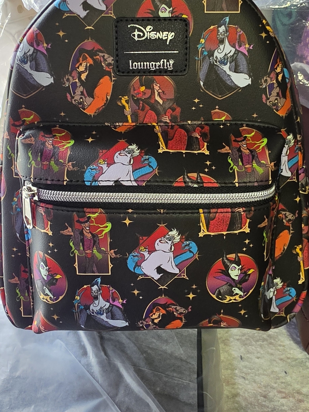 Loungefly Disney Villains Portrait Stars Mini Backpack